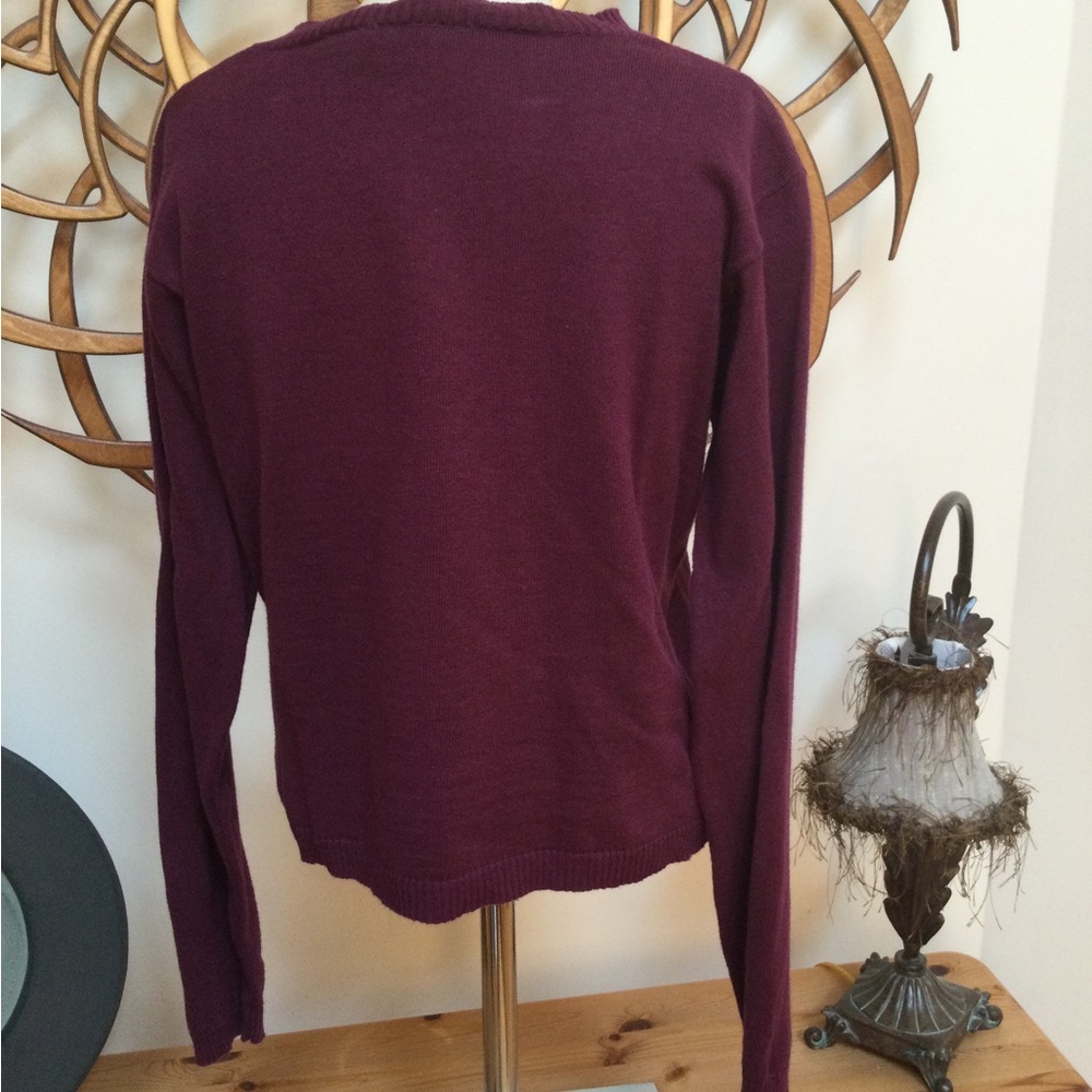 Harley Davidson Sz S Maroon Color Sweatwe - Picture 2 of 4